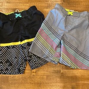Set of 2 Boys Swim Trunks